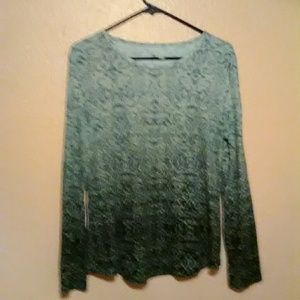 Liz Claiborne XL black hombre long sleeve top